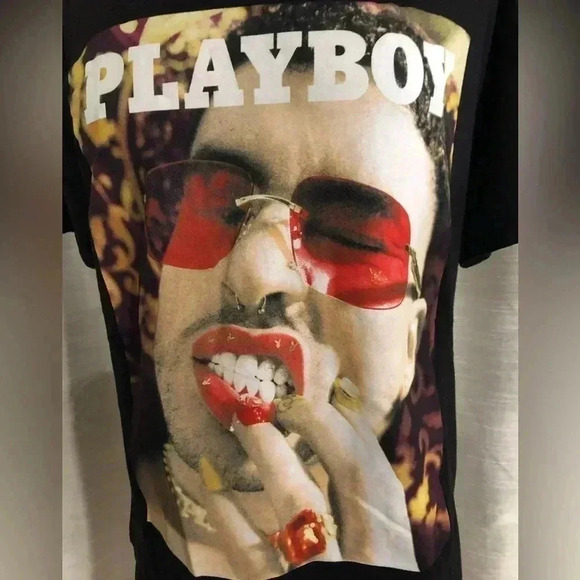 Alstyle Bad Bunny Playboy Cover Graphic Tee (Unisex) - Picture 1 of 4